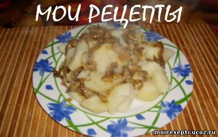 картофель с грибами "Мои рецепты"