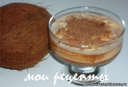 шоколадно-сливочное суфле "Мои рецепты"