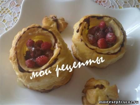 корзиночки с земляникой 